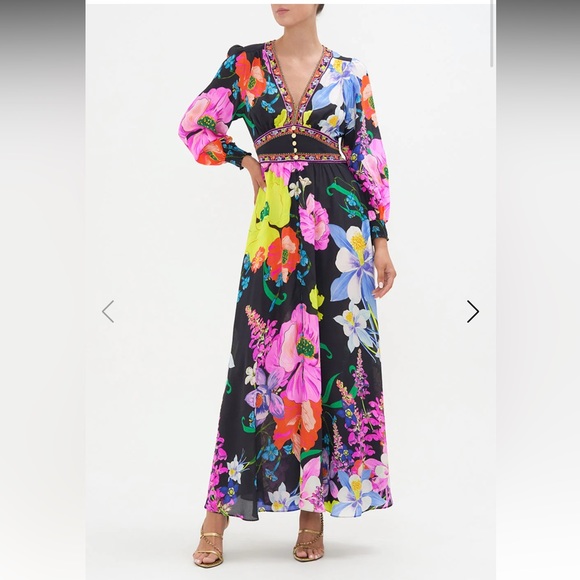 Camilla Dresses & Skirts - Camilla AWAY WITH THE FAIRIES
BUTTON DRESS W/ SHAP E WAISTBAND